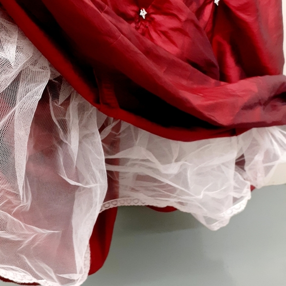 Barbiecore Prom Wedding Party Berry Pink strapless Princess ball gown Dress XS - Picture 6 of 16